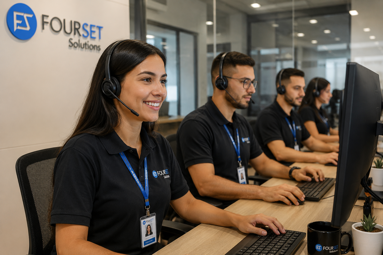 Técnico Fourset em atendimento
